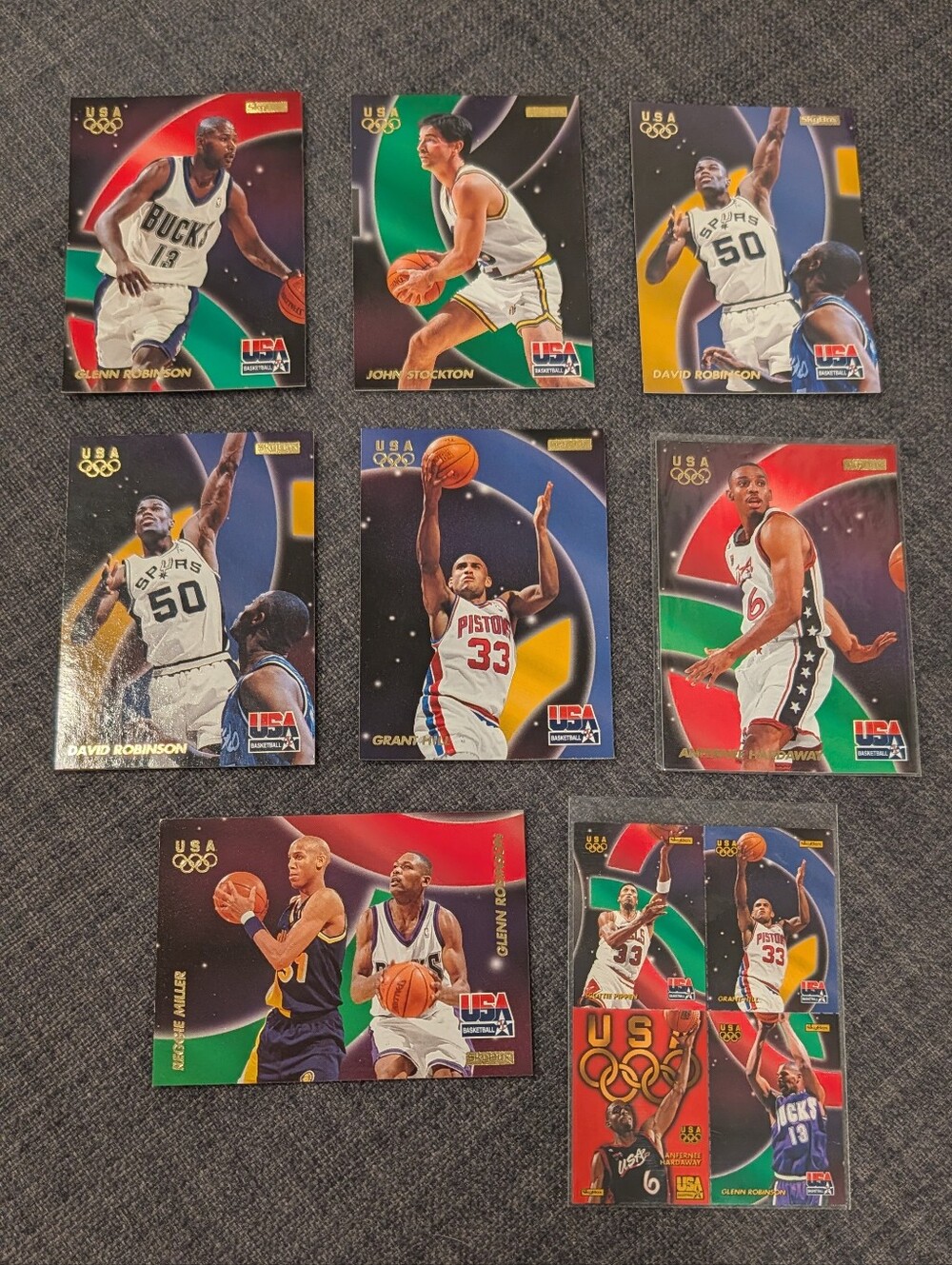 USA Basketball Trading Card Lot - Team USA Icon Designs